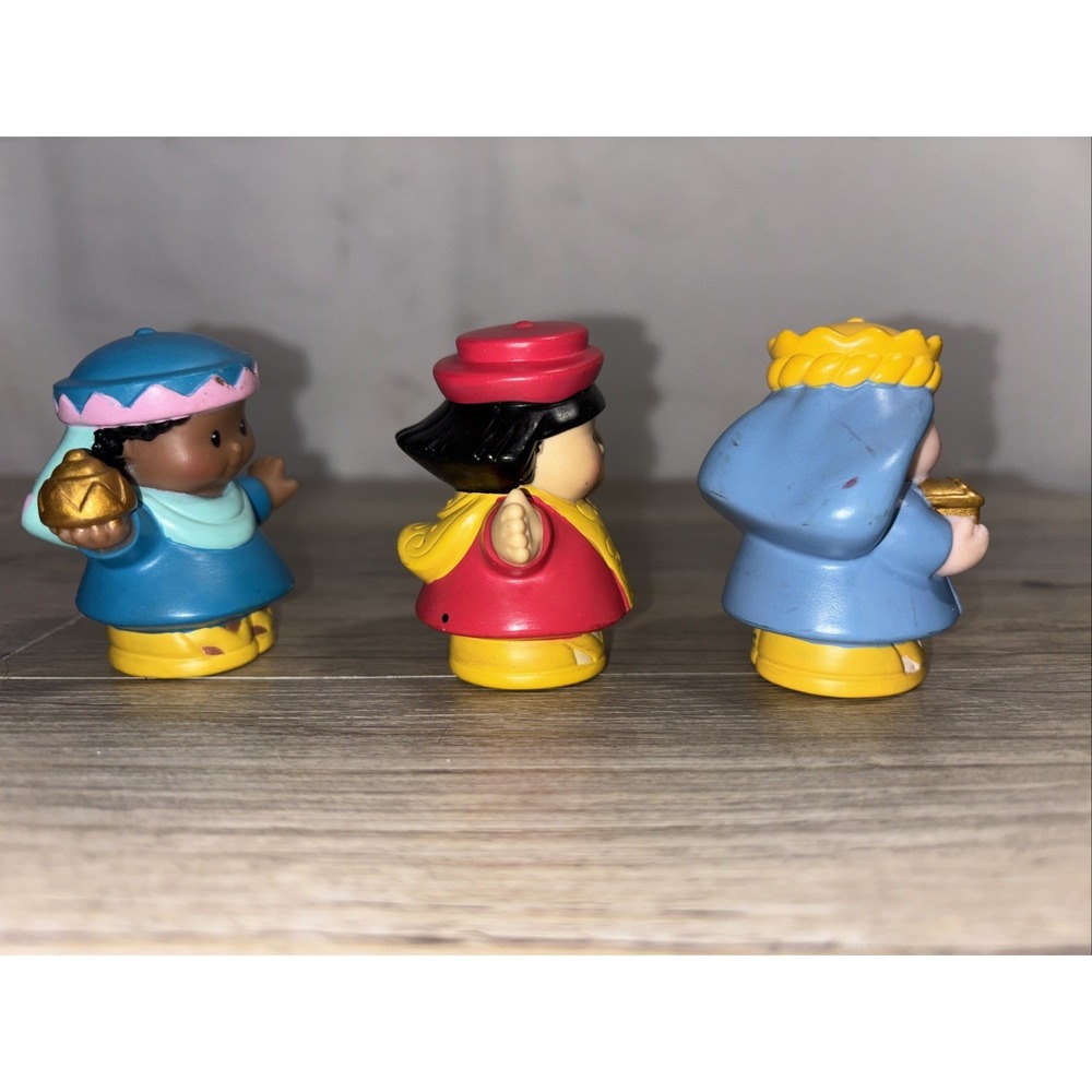3 Fisher Price Little People Nativity Scene Manger Christmas Wiseman Play - Picture 5 of 9